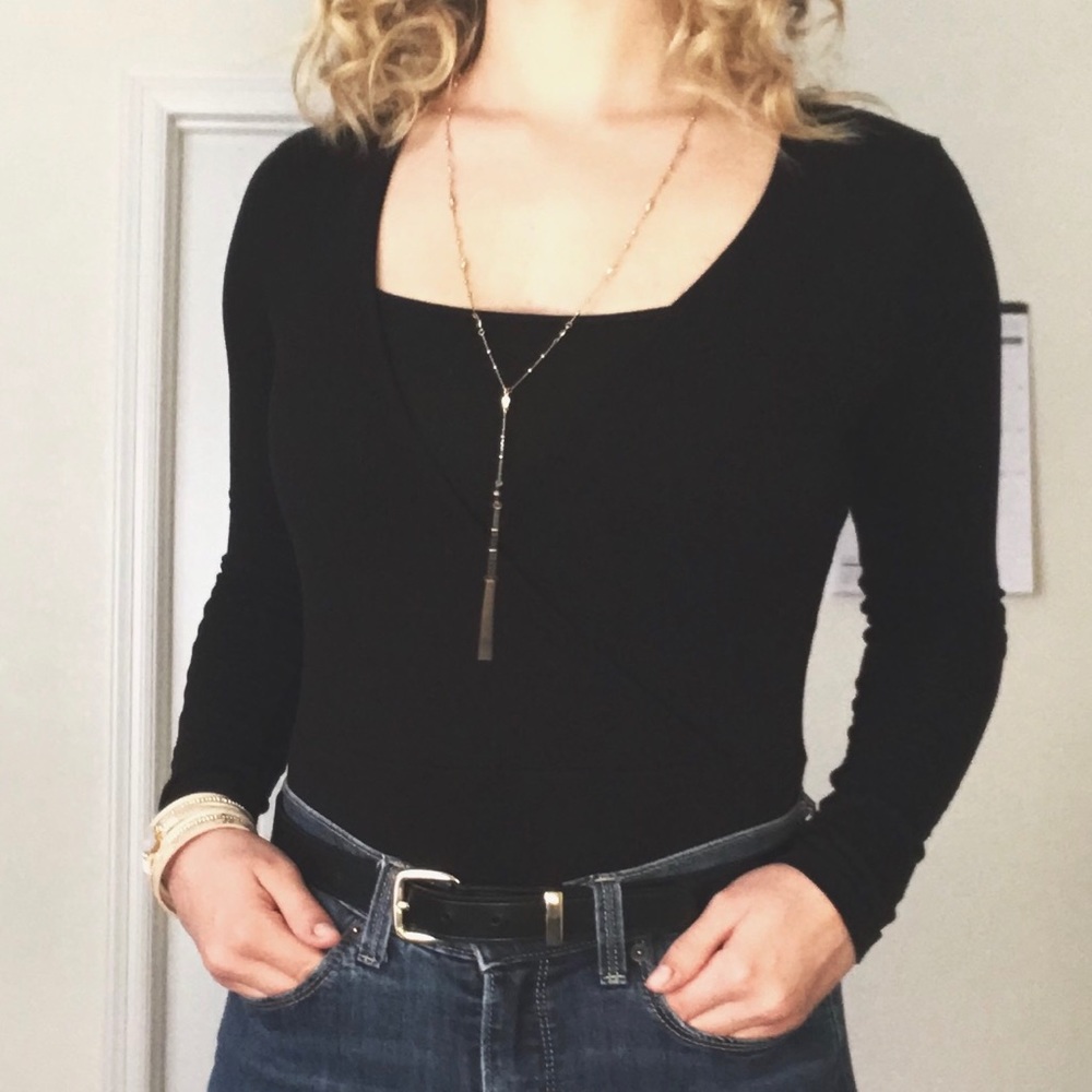 Forever 21 • Long Sleeve Bodysuit • Black